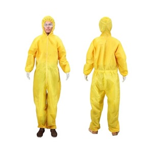 Traje de Protección TYCHEM Categoría III Tipo 3B 4B 5B 6B EU 2016/425, Amarillo, Desechable, Resistente a Químicos - Product Image 2