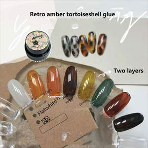 Nouveau <span class=keywords><strong>Gel</strong></span> de Polissage Ambré Professionnel Japonais 5ml Agent de Remplissage <span class=keywords><strong>Gel</strong></span> Permanent Translucide Vernis à Ongles Logo Personnalisé Vernis à Ongles - Product Image 4