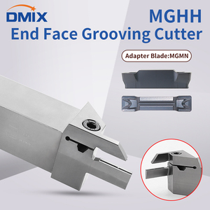 Porte-outil de tournage DMIX MGHH pour rainurage frontal et coupe externe, queue carrée HRC42-48, compatible avec les séries MGMN MGHH, accessoire pour outil électrique - Product Image 3