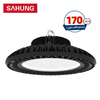 Projecteur UFO IP65 SAHUNG 240W en aluminium pour éclairage d'usine, entrepôt, supermarché, gymnase 5000K 4000K Garantie 5 ans