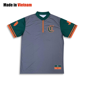 Camisas casuales Sublimación Camisetas deportivas con cremallera Forma Fábrica de Vietnam - Product Image 1