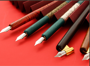 Nuovo migliore vendere 7 diverse dimensioni in acciaio <span class=keywords><strong>pennini</strong></span> calligrafia obliquo Dip <span class=keywords><strong>Set</strong></span> di penna con supporto in legno - Product Image 4
