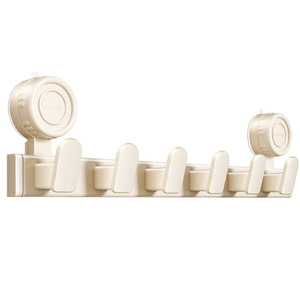 Suction Cup Wall Hook Rectangle Removable No Drilling Required For Bedroom Bathroom Storage Rack - Product Image 4