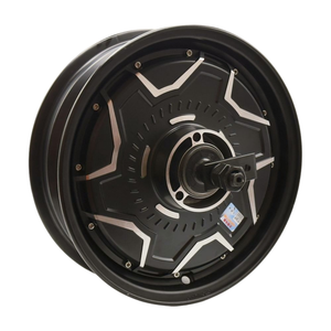 Qsmotor 12 "v7 3000w אולם כפול 40h משופר ברשוך דיסק בלם מנוע ie4 יעילות ip55 אופניים חשמליים עמיד למים - Product Image 6
