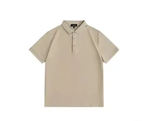 Custom Simple Solid Color Casual Basic Polo Shirt