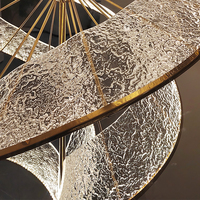 Lustre de plafond moderne de luxe pour grandes maisons, fabriqué en Chine, idéal pour les plafonds hauts