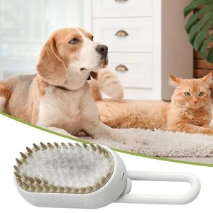 Nouvelle brosse vapeur pour chien et chat 3 en 1, portable, pour enlever les poils d'animaux, brosse à vapeur électrique pour poils de chat - Product Image 5