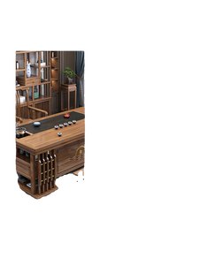 Nuevo Juego de Mesa y Sillas de Té Rectangulares de Madera Maciza de Estilo Chino Moderno con Espacio de Almacenamiento para Oficina y Hogar, Integrado para Preparación de Té Kung <span class=keywords><strong>Fu</strong></span> - Product Image 4
