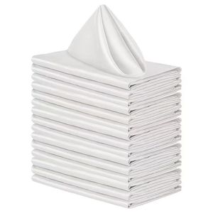 Serviettes <span class=keywords><strong>de</strong></span> <span class=keywords><strong>table</strong></span> carrées en satin <span class=keywords><strong>bleu</strong></span> <span class=keywords><strong>ciel</strong></span>, douces, romantiques, pour mariage, banquet, décoration <span class=keywords><strong>de</strong></span> <span class=keywords><strong>table</strong></span> pour dîner - Product Image 2