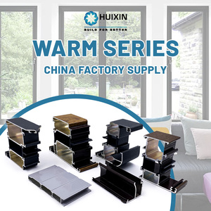 Profili di estrusione in alluminio per porte e finestre isolanti personalizzati - Product Image 5