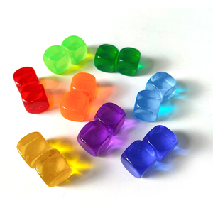 Dados <span class=keywords><strong>de</strong></span> Plástico Negros con Puntos Blancos, Dados <span class=keywords><strong>de</strong></span> Lujo para Casino, Personalizados, para Juegos <span class=keywords><strong>de</strong></span> Mesa como <span class=keywords><strong>Ludo</strong></span>, Tarot, Póker, Ajedrez y Cartas, Dados D6 <span class=keywords><strong>de</strong></span> 6 Caras - Product Image 6