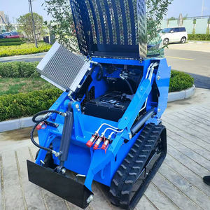 फ्रंट व्हील/ट्रैक स्किड ले गार्डन लोडर मिनी फार्म स्किड स्टीड लोडर स्किड स्टीड - Product Image 5