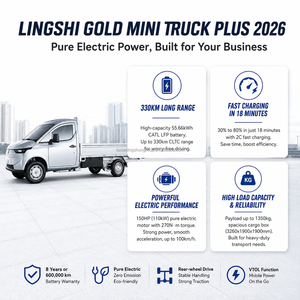 Fabricante Chino de Camiones Eléctricos de Carga, Camión Ligero Eléctrico de 150HP, 330km de Autonomía, Vehículo Comercial de Carga - Product Image 3