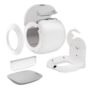 Kotak kotoran kucing pintar otomatis pembersih Q gudang EU Areneros Para Gatos kotak sampah pembersih sendiri untuk kucing - Product Image 2