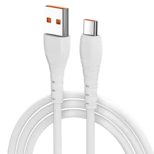 Factory Wholesale Cheap Price USB Cable 1 Meter Charging Data Transfer USB Charger 2.4A Data Cable