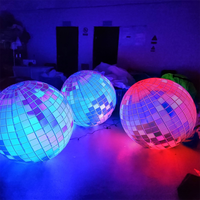 Boules disco gonflables à LED pour la décoration de boîtes de nuit