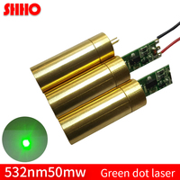 Module laser à points verts, haute luminosité, 532nm 50mw, laser de longue distance, accessoires de positionnement