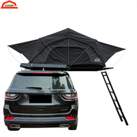 Tente de toit légère 4x4 avec couche anti-condensation, respirante, coque rigide en alliage d'aluminium, abri de camping pour voiture