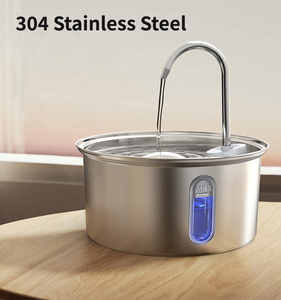 2026 Luxury OEM Custom Design 3.2L Automatic Sensor Cat Water Fountain Portable <b>Pet</b> Supplies for Small Animals Charged Power - Product Image 2