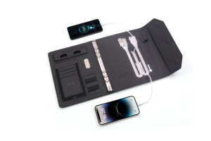 Libreta de Notas Profesional con Banco de Energía, Cargador Inalámbrico y Memoria USB de 8 GB con Botones de Colores para Regalos Empresariales - Product Image 5