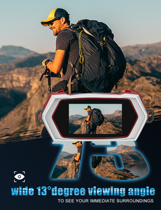 Hồng ngoại kỹ thuật số ống nhòm Laser 5x phóng đại dân sự săn bắn tầm xa giám sát kính viễn vọng quan sát ngoài trời Z525 - Product Image 5