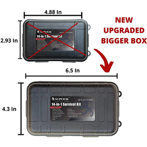 Fornitore di fabbrica 14 in 1 Kit di sicurezza Multi-strumento di sicurezza Kit di sopravvivenza per la caccia all'aperto escursionismo campeggio - Product Image 3