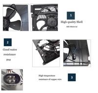 YDH-CLIMA ventilateur de refroidissement électrique de voiture de haute qualité Oem 2215000993 ventilateur de radiateur adapté à la classe Benz S