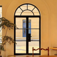 Portes Françaises en Aluminium pour l'Extérieur des Maisons, Portes d'Entrée Principales, Portes Vintage, Cloisons de Séparation, Portes Intérieures à Battants pour l'Intimité