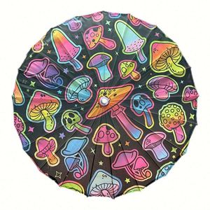 Parasol en bambou écologique sculpté à la main, style amour, avec fonction lumineuse - Product Image 1