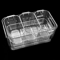 Boîte de rangement pour réfrigérateur, qualité alimentaire, pour la conservation des aliments, organiseur d'œufs de cuisine, tiroir de congélateur grande capacité en PET
