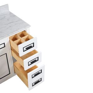 48 inch Free <b>Standing</b> Modern High End Bathroom <b>Vanity</b> with Ceramic Basin and Water Resistant Features bathroom <b>vanity</b> - Product Image 4