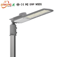 Lampadaire LED tout-en-un en aluminium moulé sous pression, étanche IP65, AC 100-265V, 50W 100W 150W 200W, vente en gros