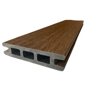 Wood Plastic Exterior Privacy 3D Garden Composite Wooden Wpc Fence Panels Outdoor Palisade Fencing