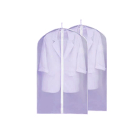 Ziplock de placard étanche à la poussière transparent et réutilisable avec logo personnalisé, organisateur de rangement de vêtements sacs à vêtements/