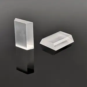 Ottica di vetro del quarzo di zaffiro di plastica bk7 k9 mezza penta isoscele trapezoidale prisma colomba prism lunghezza area con rivestimento AR 1064nm