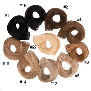 Qingdao <span class=keywords><strong>Haohao</strong></span> 15A Grade Papillon Trame Double Européen Vierge Cheveux Humains Extension Trame Trame Double Trame - Product Image 6