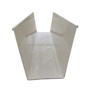 Maker Super Modernos di Drenaggio Del Vinile Upvc Acqua Da Pioggia di Plastica Pvc Piazza Rettangolare Tetto Acqua Piovana Gutter