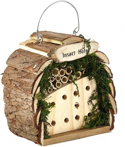 Abri en matériaux naturels pour insectes, abeilles, guêpes, papillons, insectes, <span class=keywords><strong>maison</strong></span> en bois EUDR - Product Image 6