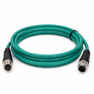 适用于 6 轴机械臂的扭转型 Cat6A 以太网电缆，IP68 级防护，工业级 RJ45 连接器，可定制长度 - Product Image 1