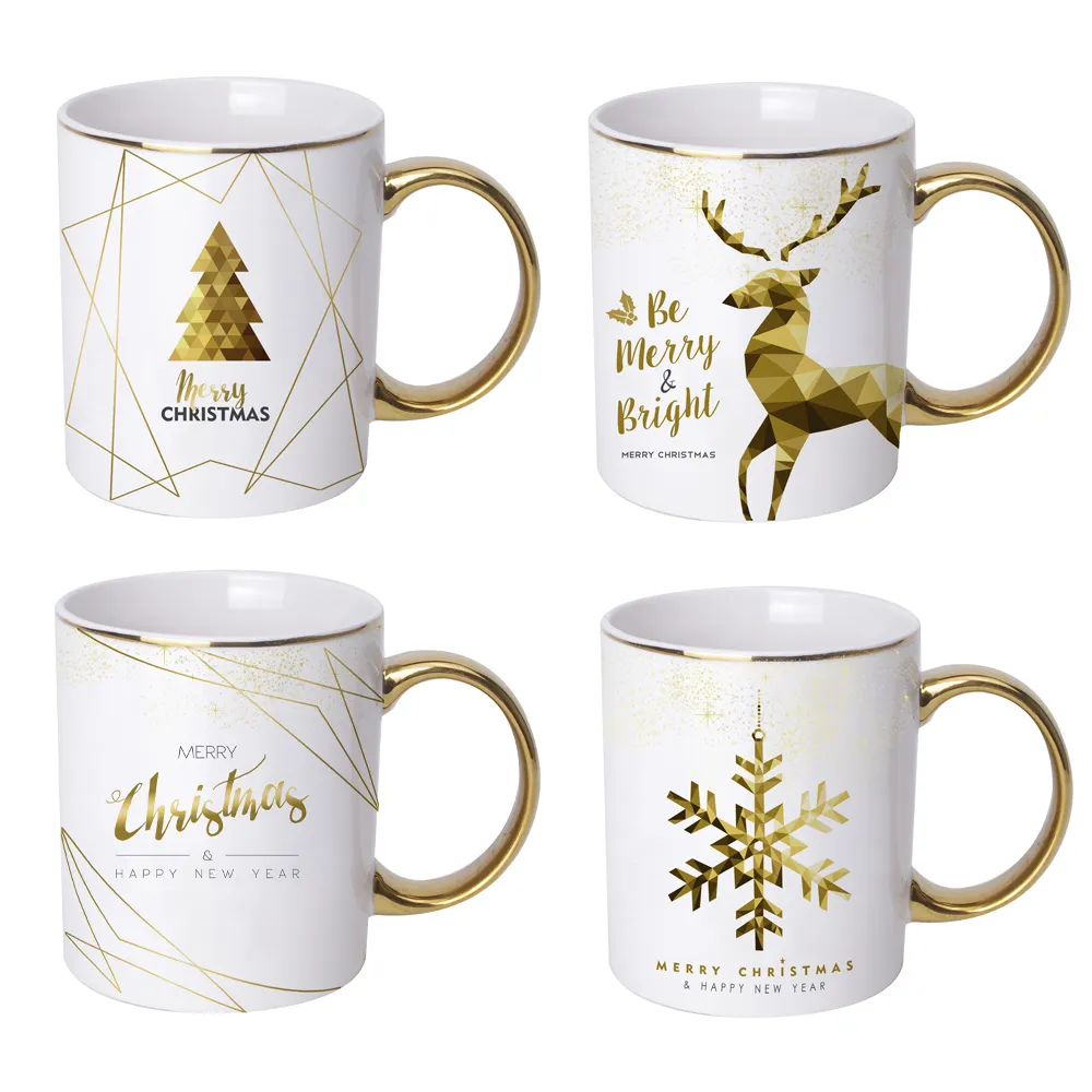 Kreative Weihnachts geschenk Keramik Milch Tasse Kaffee becher für Urlaub