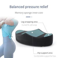 Coussin de siège en mousse à mémoire de forme BBL pour la récupération post-chirurgicale Lifting brésilien des fesses-Couleur personnalisable lavable écologique pour