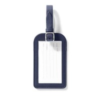 Porte-passeport mince et étiquette de bagage coffret cadeau de voyage personnalisé RFID PU cuir porte-passeport couverture
