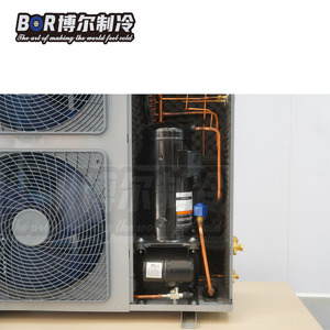 Công nghiệp cấp <span class=keywords><strong>5HP</strong></span> copeland máy nén ngưng tụ đơn vị bảo vệ quá tải dẫn hiển thị 380V lõi động cơ bơm mới - Product Image 4