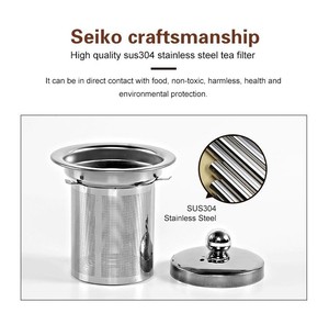 Tapa Infusora de Té de Acero Inoxidable 304 de Grado Alimenticio, Malla Fina, Ecológica, Reutilizable, Filtro para Té de Hojas Sueltas, Taza, Tetera, Acabado Espejo - Product Image 3