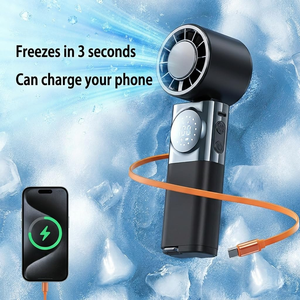Sophisticated Plastic Foldable Handheld <b>Fan</b> <b>Mini</b> Outdoor Rechargeable Car Compatible English Operation - Product Image 4