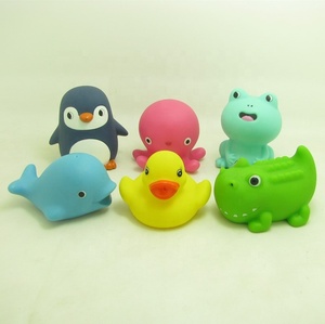 Juguetes de Baño No Tóxicos para Bebés y Niños, Juguetes de Plástico para <span class=keywords><strong>Bañera</strong></span>, Animales Marinos, Tortuga, <span class=keywords><strong>Ballena</strong></span>, Pato, Rana - Product Image 3