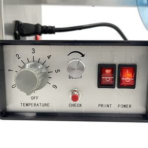 KDM-SL50 bán tự động máy dán nhãn hoạt động đơn giản dán nhỏ chai tròn Máy dán nhãn với ngày mã hóa - Product Image 6