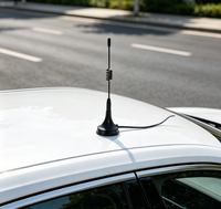 Antenne magnétique omnidirectionnelle à gain élevé 2,4 GHz 5 GHz à ressort flexible pour véhicule SUV