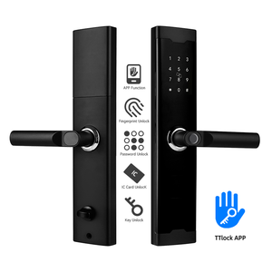 नया डिजाइन स्मार्ट इलेक्ट्रिक डिजिटल कीपैड दरवाजा लॉक टलॉक ट्यूया ऐप लॉक करता है - Product Image 3