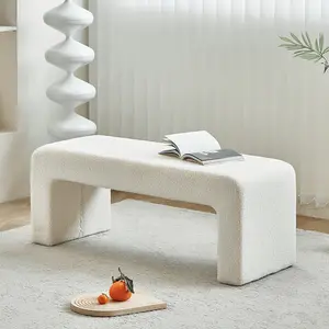 مقعد مخملي لغرفة المعيشة على شكل حيوان الأقرون تصميم إسكندنافي مقعد فاخر لجانب السرير للاستخدام كمقعد للاستبداد